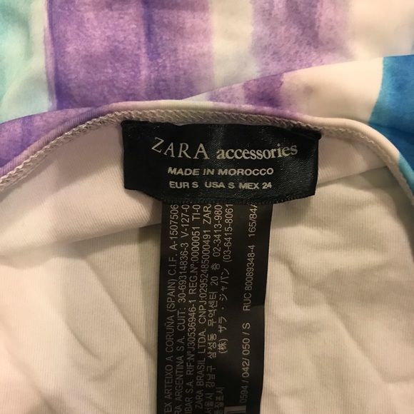 ZARA Striped One Piece Swim - Picture 4 of 4